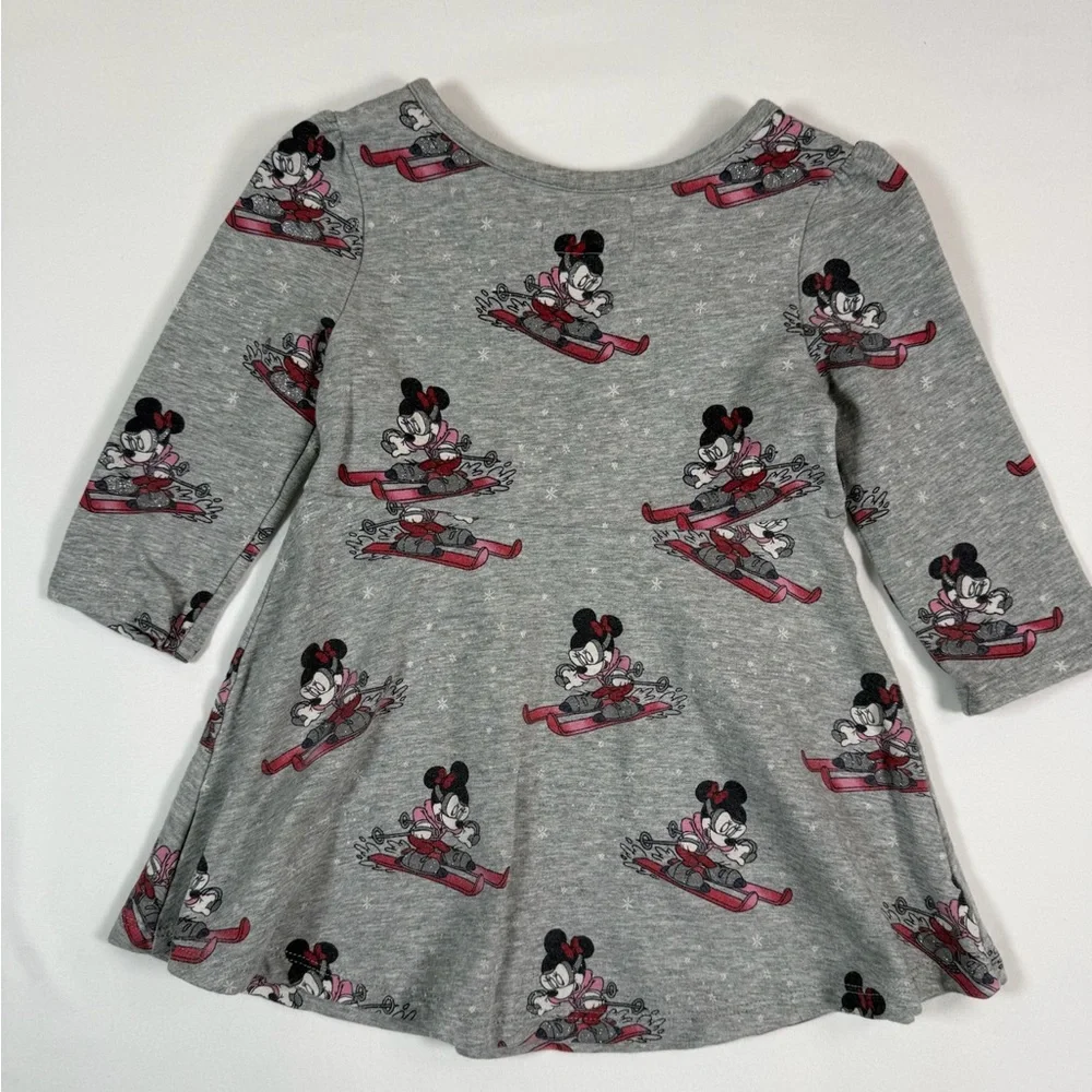 GAP x DISNEY Minnie Mouse Ski Dress Long Sleeve Toddler 18-24 Months Winter‎